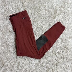 Women’s Large Burgundy Kerrits Knee Patch Horseback Riding Breeches